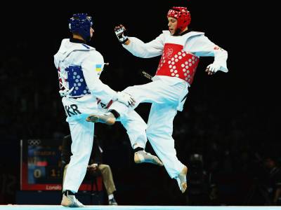 Two defeats in taekwondo 