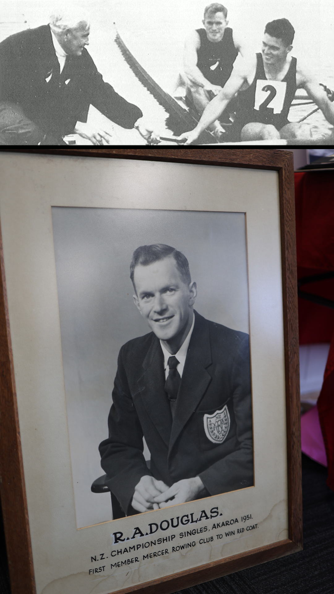 Reg Douglas and Bob Parker – rowing greats