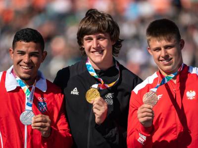 Discus thrower Connor Bell dominates the field to take Youth Olympic Games gold