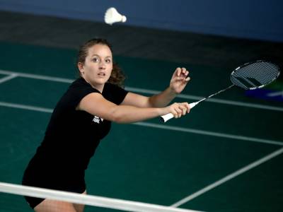 Badminton pair beaten